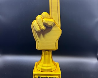 Foam Finger Number One Winner Trophy