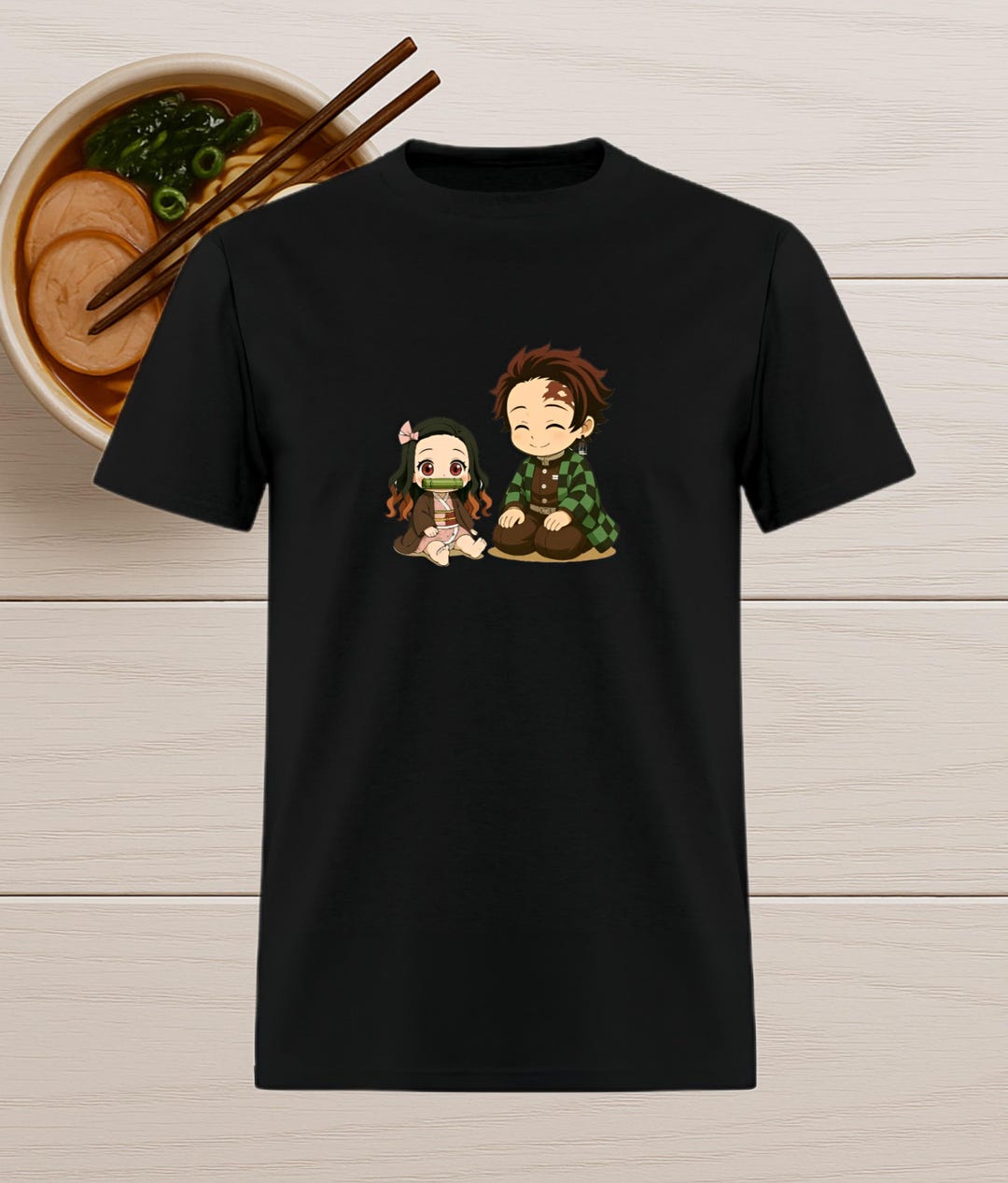 Tenjiku Chibi V-Neck T-shirt main image 1