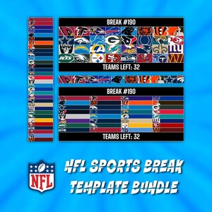 NFL Break Template Bundle für Google Sheets