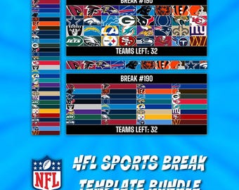 Paquete de plantillas de la NFL Break para Hojas de Cálculo de Google
