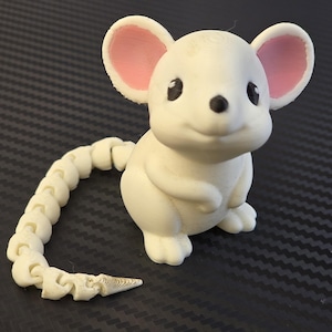 Mysig och bedårande Flexi Mouse Buddy – 3D-utskriven höstvän