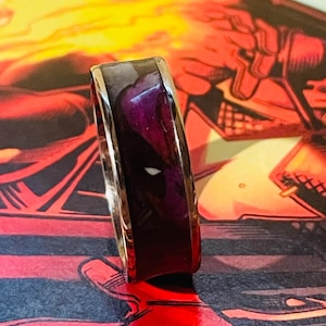 Mr Pool | Mens Custom Wedding Band | Men’s Hero Ring | Superhero Wedding Ring | One-of-a-Kind Comic Wedding Band Father’s Day gift | jewelry