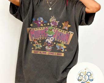 Comfort Colors Muppet Vision 3D Shirt, Retro Muppets Show Tee, Hollywood Studios Ride Shirt, Disney Vacation Shirt, Kermit Miss Piggy Gift