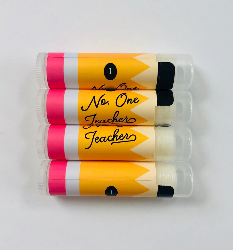 Teacher Appreciation Chapstick Pencil for Gift Box, Back to School Lip Balm Gift Idea for Preschool Teachers image 3