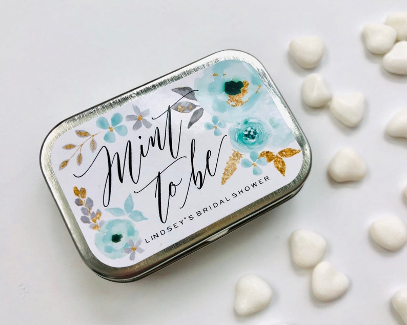 Mint to Be Wedding Bridal Shower Favor Wedding Party Mint Etsy