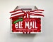 Christmas Party Favor Gift Box, Santa Mail Sack from Elf, Christmas Eve Box for Kids, Cute Christmas Gift Packaging 