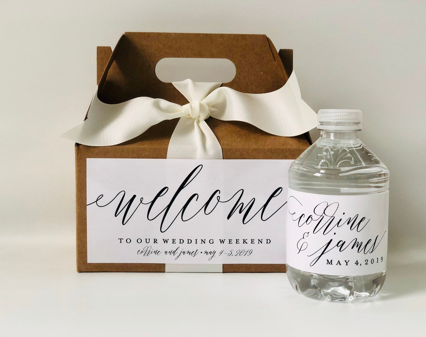 Wedding Hotel Box for Out of Town Guests Wedding Etsy