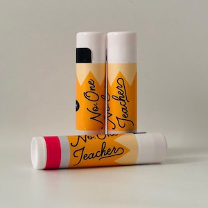 Teacher Appreciation Chapstick Pencil for Gift Box, Back to School Lip Balm Gift Idea for Preschool Teachers