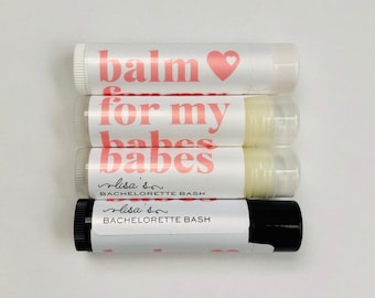 Bruidsmeisje lippenbalsem chapstick voor vrijgezellenfeest gunst, balsem voor My Babes chapstick cadeau, vrijgezellenfeest gunst chapstick