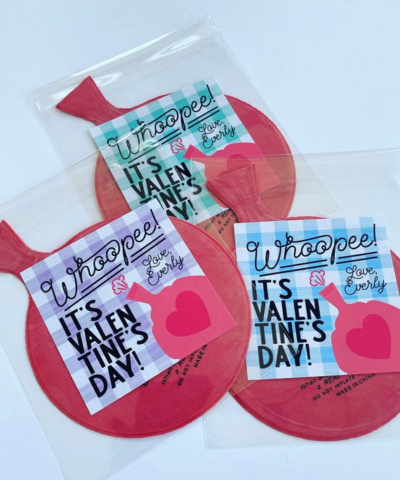 Kids Valentines Day Card, Valentines Gift for Kids, School Valentine, Whoopee Cushion Valentine Favor, Funny Valentine from Mom Il_570xn