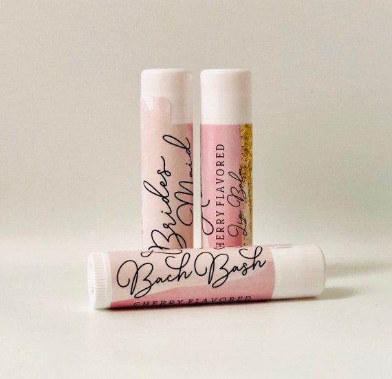 Personalized Bridesmaid Proposal Chapstick for Gift Box, Chapstick Favor for Bridal Party, Bachelorette Party Favor Chapstick Il_570xn