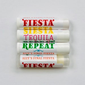 Final Fiesta Bachelorette Party Favor Chapstick Gift, Mexican Bachelorette Party Favor Ideas, Cinco de Mayo Party Theme Decor Chapstick image 1