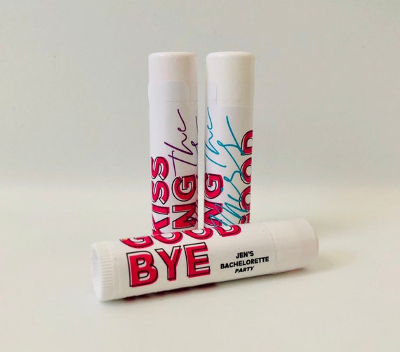 Bridesmaid Gift, Bridesmaid Chapstick, Bridesmaid Chapstick Favor, Bachelorette Chapstick Favor, Bachelorette Party Favor, Kissing The Miss Il_570xn
