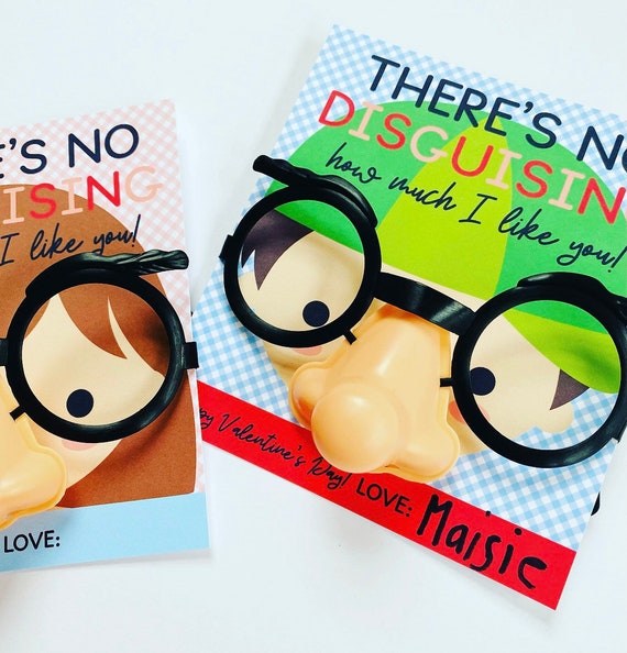 Kids Valentines Day Card, Valentines Gift for Kids, Preschool Valentine Gift Idea, Valentine Disguise Class Favor, Funny Valentine from Mom Il_570xn