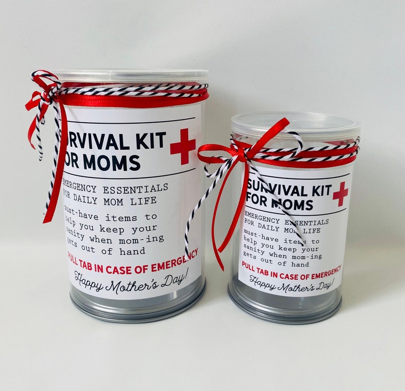 Mom Survival Kit Gift for Mothers Day Survival Kit Favor in | Etsy