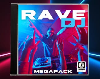 Rave DJ Mega MP3 Bundle | 450+ EDM, Techno, House Tracks (Digital Download)