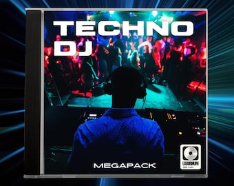 Techno DJ Mega Bundle | 350+ MP3 Tracks, Electronic Music (Digital Download)