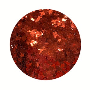 Red Mouse Glitter Shape