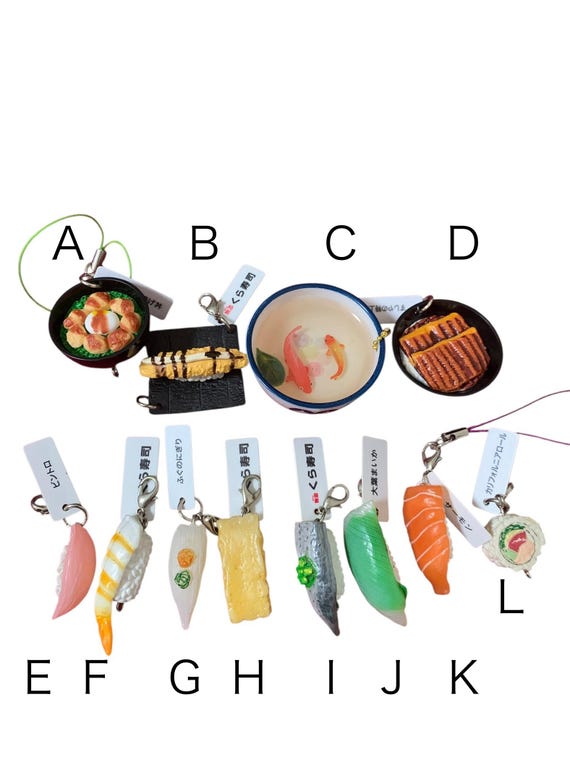 Mini Sushi Keychain – Kura Sushi Japan Toy - Etsy
