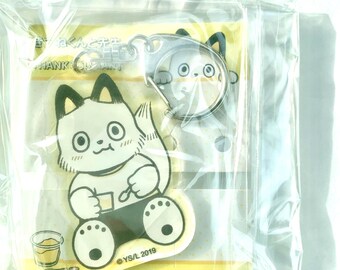 Kitsunekun & Sensei 2019 Acrylic Keychain Pudding Version Japan