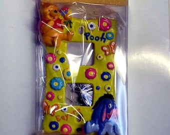 Vintage Winnie Puuh Schalter Abdeckung Steckdose Abdeckung Disney Japan