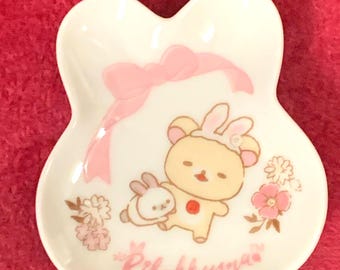 Rilakkuma keramische trinketschaal konijntje Kawaii San-X Japan