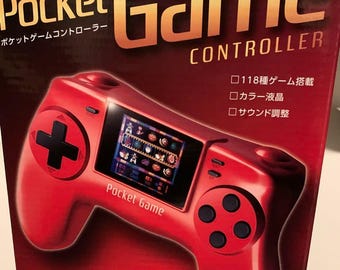 Pocket Game Console 118 Games Retro Handheld Red