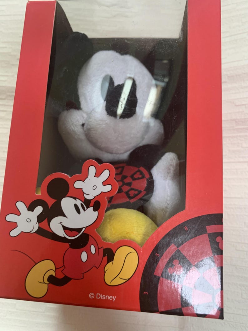 Peluche original de Mickey Mouse Vintage Nissan con caja, novedad imagen 5