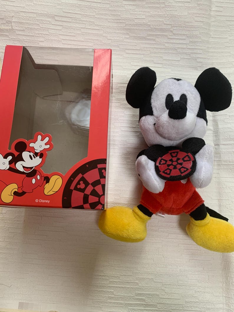 Peluche original de Mickey Mouse Vintage Nissan con caja, novedad imagen 1