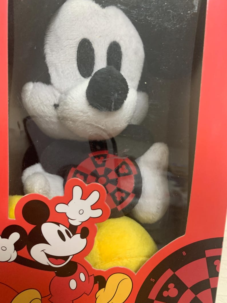 Peluche original de Mickey Mouse Vintage Nissan con caja, novedad imagen 7