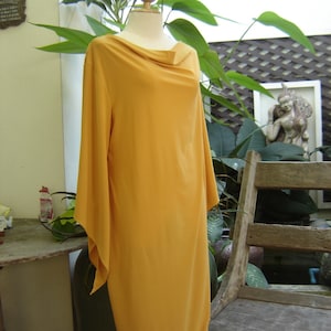 S-M Soft Spandex Kanya Collection Tunic - Yellow Mustard