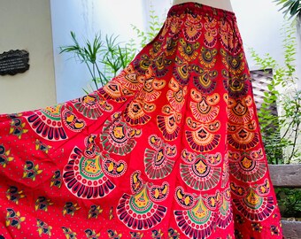 NEW Circle Cotton Long Skirt KT21-002