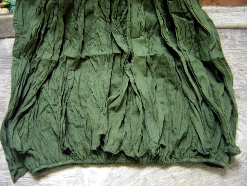 Summer Ruffles Dress Olive image 4