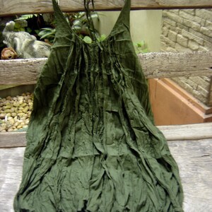 Summer Ruffles Dress Olive image 2