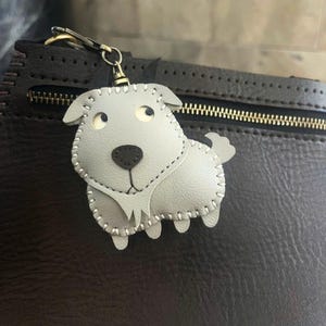 Charm Goat Leather: Handmade Goat Keychain Bag Charm