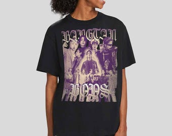 Vintage BTS OT7 Mockup Sublimation PNG print-ready Design Digital Screen Print File  T-Shirt