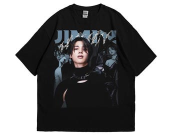 Vintage Jimin Mockup Sublimation PNG print-ready Design Digital Screen Print File Graphic Tshirt