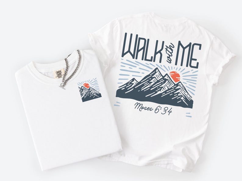 LDS Youth Theme Cotton ShirtLDS Girls Camp ApparelLDS Faith WearQuality ConstructionInspirational Message DesignComfortable Daily WearUnisex StyleMultiple Size Options AvailableSun Ray PatternMountain GraphicsBeautiful Design