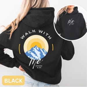 Modern Faith Fashion Religious Message Design Mountain Graphics Collection Cotton Construction Youth Essential Daily Style Pullover Casual Wear Spiritual Collection Comfortable Material Unisex Size Range Quality Apparel