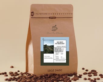 Roasted Coffee Beans Arabica coffee Sarchimor Anaerobic fermentation Process • Champion Beans • Floral, Berry, Plum, Honey notes Low-acid