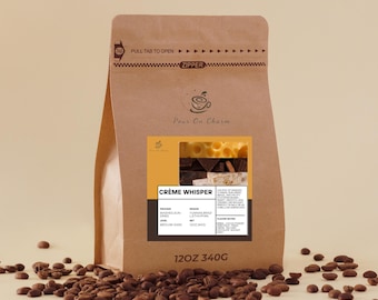 Cacao nougat medium-donker gebrande koffiebonen