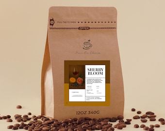 Arabica Coffee Whole Beans, Ground- High Altitude, Freshly Light Roasted for Fruity Flavor Finest Beans Smooth, Sweet, Low Acid  12 Oz, 6OZ