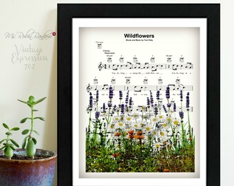Tom Petty Wildflower Etsy
