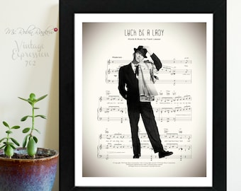 Luck Be A Lady, Frank Sinatra, Music Sheet, Print