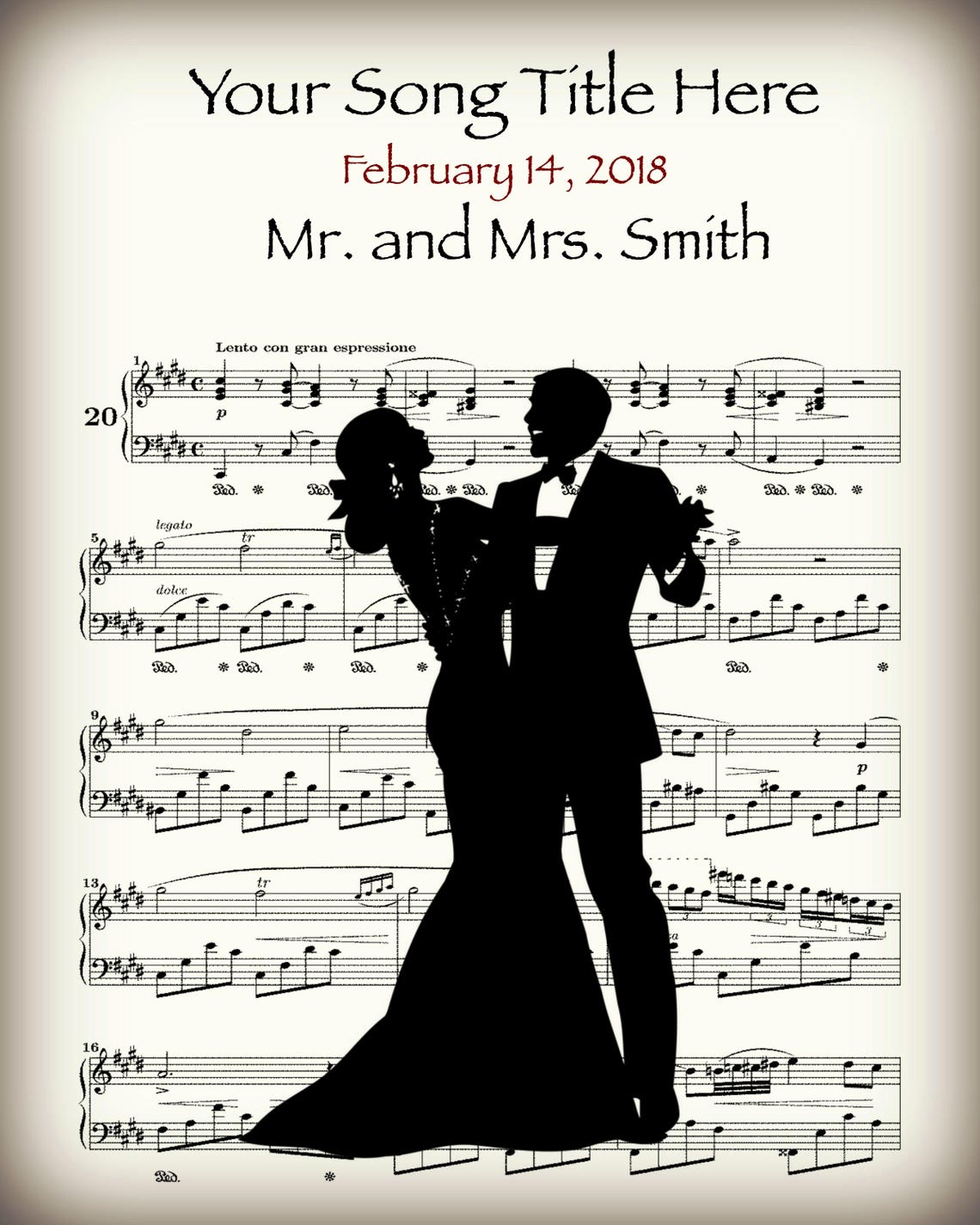 Canción de boda personalizada música de boda nuestra Etsy