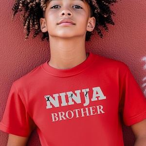 Ninja Warrior Brother Shirt Ninja Warrior Family Shirt Ninja Kids Shirt Ninja Warrior Training Shirt