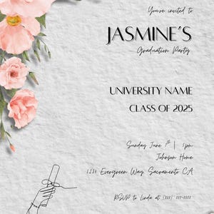 Graduation Invitation Template