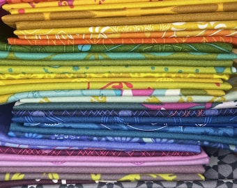 Andover Fabrics Colorful Fat Quarter Bundles - Choose from our collection of Alison Glass - Quilting Fabric - Cotton/Precut Fat quarters
