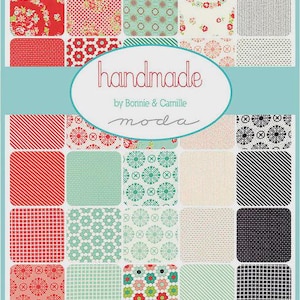 Moda Fabrics Layer Cake or Jelly Roll - Handmade by Bonnie & Camille - 2.5&quot; strips - Quilting Fabric - Cotton/Precut - OUT OF PRINT