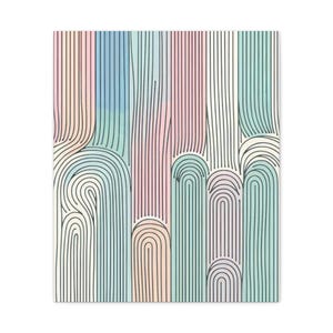 Modern Abstract Canvas Art Print, Contemporary Wall Decor, Minimalist Home Decoration, Stylish Gift for Art Lovers